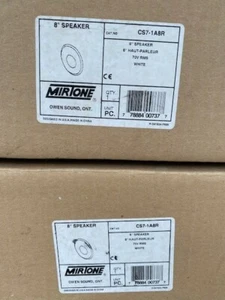 (New) Mirtone 8'' Speaker CS7-1A8R Lot of 2 - Picture 1 of 5