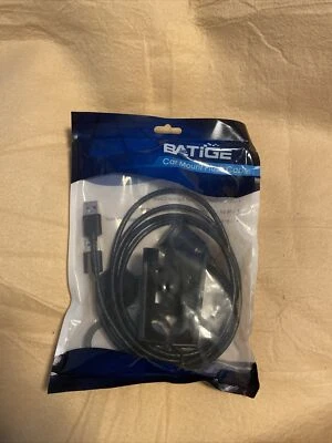 Dual Port USB 3.0 Male to 2 Ports Type C 3.0 Female Car Flush Mount Cable USB C - Image 1 of 4