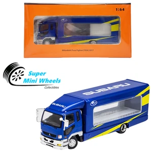 GCD 1:64 2017 Mitsubishi Fuso Fighter “SUBARU” Hauler Truck - Diecas Model - Picture 1 of 6