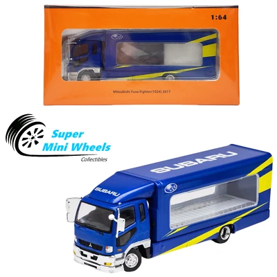 Camión de transporte GCD 1:64 2017 Mitsubishi Fuso Fighter “SUBARU” - Modelo Diecas Foto 1 de 4