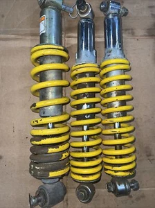 1999 yamaha blaster 200 yellow front rear shocks absorbers suspension  - Picture 1 of 11
