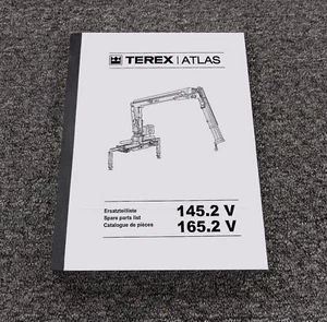Terex Atlas 165.2V 165-2 V Knuckle Boom Loader Crane Parts Catalog Manual - Picture 1 of 1
