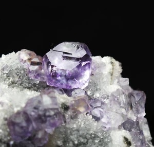 beautiful!!!Translucent Gem Level Purple Fluorite Crystal Mineral Specimen/China - Picture 1 of 10