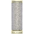 Gutermann Sparkle Metallic Thread 50m/55yd-Silver 744611-41