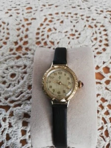 Damen Anker Uhr Antik Rubin - Bild 1 von 8