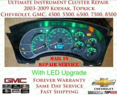 03-09 TOPKICK / KODIAK INSTRUMENT CLUSTER ULTIMATE REPAIR SERVICE CHEVROLET GMC - Image 1 of 4