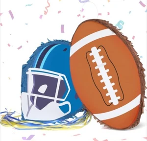 Football Pinata Party Game Party Decoration Large Size 15.7" X 13.8" Sports New - Picture 1 of 7