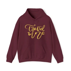 Travel More Hooded Sweatshirt - Picture 1 of 49
