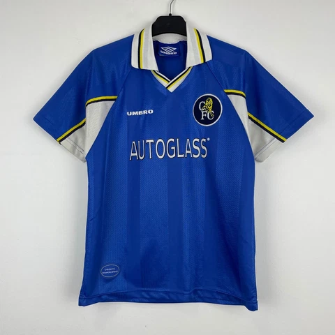 Chelsea 1997-1999 Vintage Home Shirt Umbro Jersey Youth L boys 12-13 years Cover