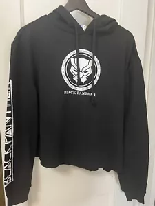 Marvel Black Panther Cropped Hoodie Women's Size XL Brand New w Tags - Picture 1 of 5
