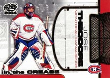 2003-04 Pacific In the Crease #6 Jose Theodore