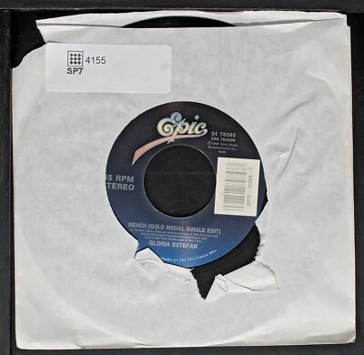 Gloria Estefan - Reach - 7" single 45rpm record - Image 1 of 3