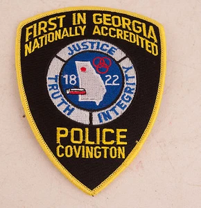 Parche de policía de Covington primero en Georgia Justicia Verdad Integridad certificado nacional - Imagen 1 de 3