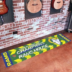 NFL - Los Angeles Rams Super Bowl LVI Putting Green Mat - Picture 1 of 5