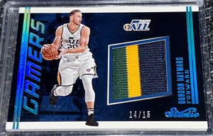 Gordon Hayward 2016 Panini Studio Gamers /15 Jersey Relic Patch Hornets Jazz ☘️ - Picture 1 of 4