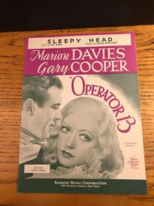 Sleepy Head von Kahn und Donaldson In Operator 13 - Vintage Noten - Bild 1 von 3