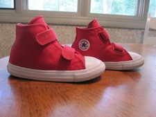 baby girl red converse