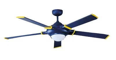Modern Ceiling Fan Blue Star Blue Light Lighting Remote Control Lamp - Image 1 of 3