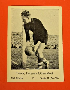 Imágenes deportivas WS 1952 - Oberliga fútbol Toni Turek Düsseldorf #35 sin pegar raro - Imagen 1 de 2