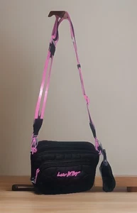 Luv Betsey Johnson Crossbody Black & Pink Bag NWT - Picture 1 of 12