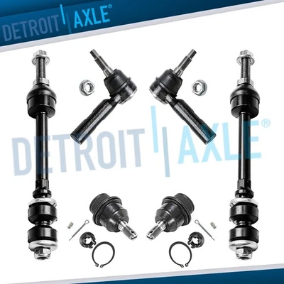 Barra estabilizadora de rótula delantera Tierod de 6 piezas para Mitsubishi Raider Dodge Dakota 2005-2010 Foto 1 de 4