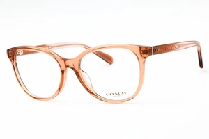 COACH HC6236U 5822 Eyeglasses Transparent Orange Frame 55mm - Picture 1 of 4
