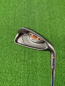 PING G10 Single 6 Iron Orange Dot Senior Steel Golf Shaft Right Handed Club 37” - Picture 1 of 11