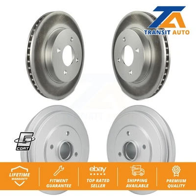 Front Rear Disc Brake Rotors Drums Kit For Nissan Micra Versa Note KG-102035 - Image 1 of 4