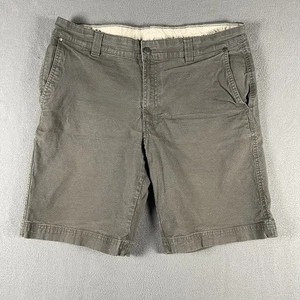 Columbia Shorts Mens 35 Gray Regular Fit Outdoors Casual Chino Stretch Pockets - Picture 1 of 10