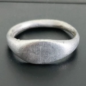 Medieval Hungarian Silver Children's Ring! 2 Grams, 2 5 Size, Wearable! 13-15th - Picture 1 of 3