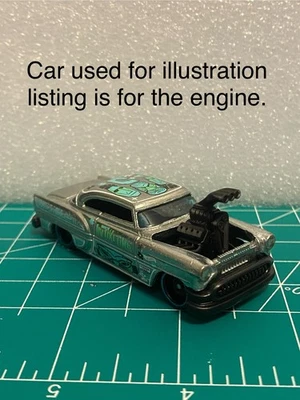 Motor escala 1/64 para Hotwheels Gasser Diecast Custom Build Autoworld Greenlight Foto 1 de 4