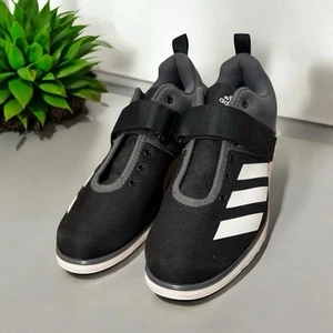 Adidas Powerlift 4 Hombres Talla 11 Zapatos de Levantamiento de Pesas BC0343 Gris, Negro y Blanco - Imagen 1 de 15