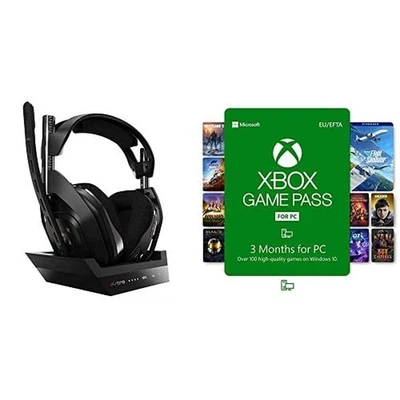 ASTRO Gaming A50 Wireless Gaming Headset + Charging Base Station, Game/Voice Bal - Image 1 of 4