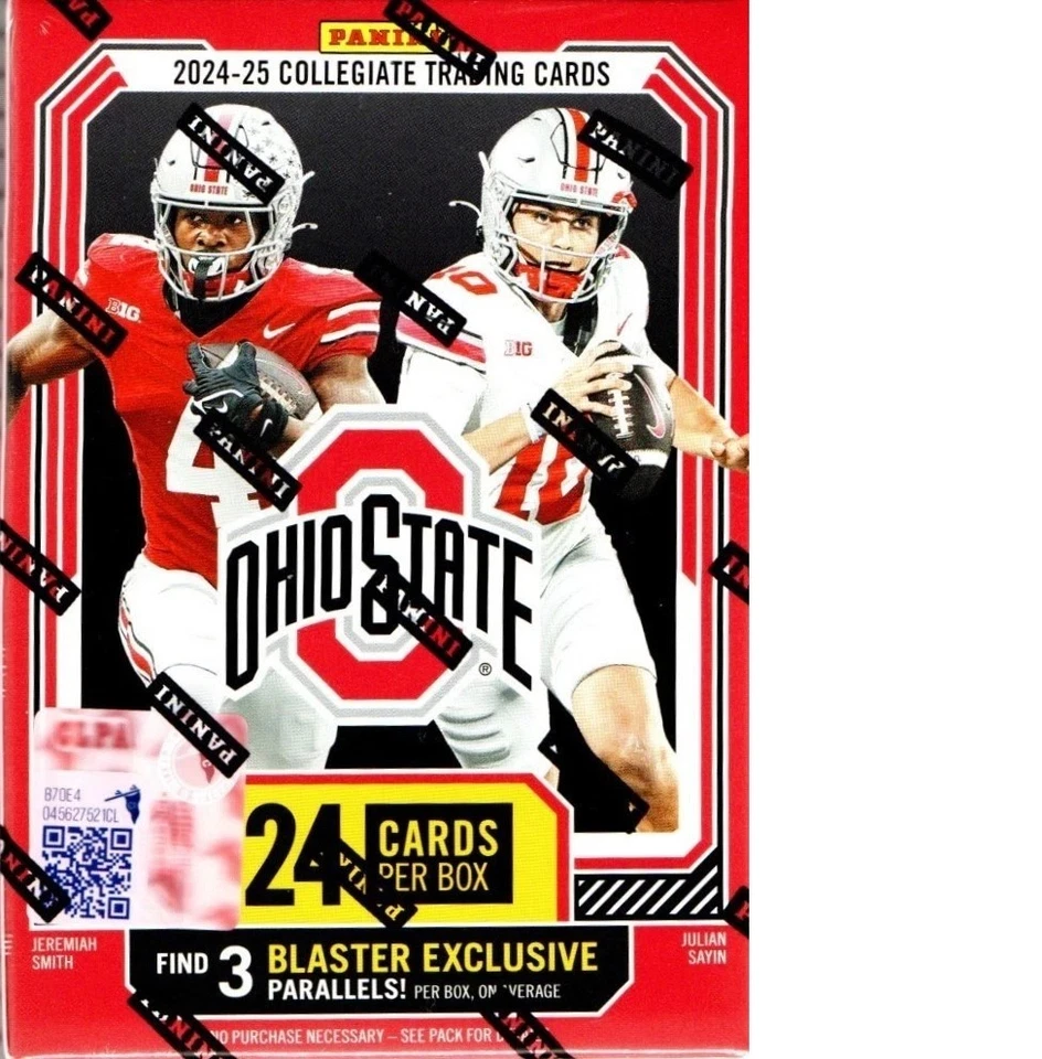 2025 Panini Ohio State University Trading Cards 24 Ct. Blaster Box |