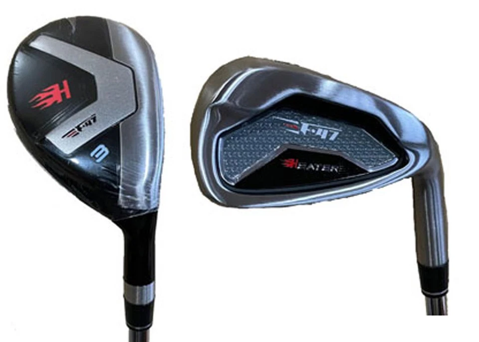 Heater F-47 Taylor Fit Steel Stiff Hybrid Iron Combo set 3-Pw, Standard Mens's - Image 1 of 1