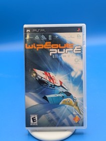 Wipeout Pure (Sony PlayStation Portable PSP, 2005) Game And Box Tested