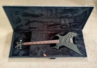 2001 B.C. Bajo eléctrico Rich Beast serie N.J. negro estuche rígido original estuche rígido original Foto 1 de 4