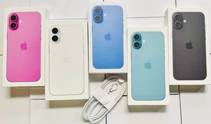 Apple iPhone 16 Plus Boîte Retail avec Manuel et Câble de Charge OEM - 16+ Toutes Couleurs - Photo 1 sur 5