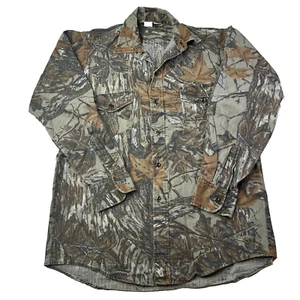Mens Red Head Camo Button Down Outdoor Hunting Long Sleeve Realtree Size M - Picture 1 of 6