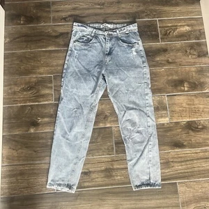 roni jan jeans light wash distressed size 28 - Picture 1 of 6