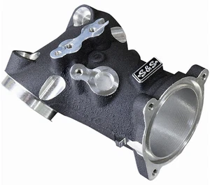 Colector de alto rendimiento de flujo negro S&S 55 mm para Harley M8 (160-0276) - Imagen 1 de 4