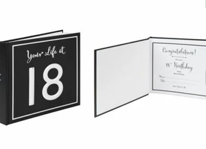 WIDDOP & CO CELEBRATION MY LIFE AT 18 SCRAP BOOK 25 x 24CM - Picture 1 of 3