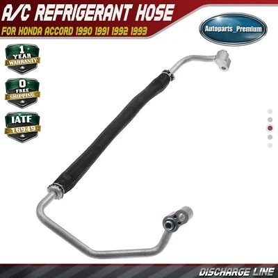 Manguera de descarga de refrigerante de aire acondicionado para Honda Accord 1990 1991 1992 1993 2,2 L gasolina Foto 1 de 4