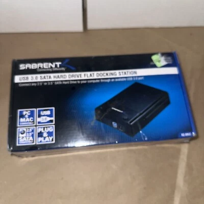 SABRENT USB 3.0 to SATA External Hard Drive Lay-Flat Docking Station (EC-DFLT)Op - Image 1 of 2