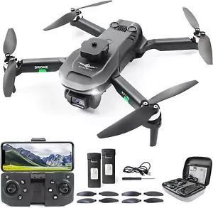 Mini Drones with Camera 720P Foldable FPV Quadcopter with 2 Batteries - black - Picture 1 of 9