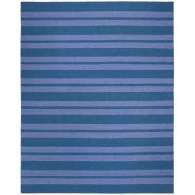 SAFAVIEH Dhurries DHU203A Turquoise / Lavender Rug - Image 1 of 4