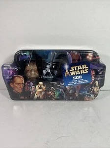 Star Wars 2002 Hasbro Villains 500 Piece Puzzle Collectible Storage Tin Sealed - Picture 1 of 4