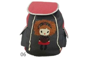 Cute Girls Stars with Little Girl Canvas Drawstring Backpack Rucksack School Bag - Picture 1 of 1