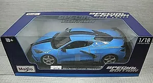 Maisto 2020 Chevrolet Corvette Stingray Coupe Diecast Edizione Speciale 1:18 Nuovo con scatola - Foto 1 di 5