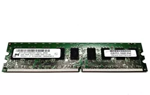 Micron 2GB 2RX8 PC2-5300E-555-13-G0 Memory Module MT18HTF25672AY-667G1 - Picture 1 of 3